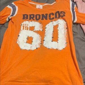 Orange Broncos Kids Shirt
